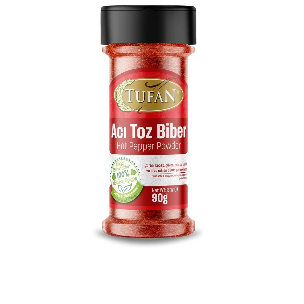 Tuzluk Kapak Kırmızı Acı Toz Biber